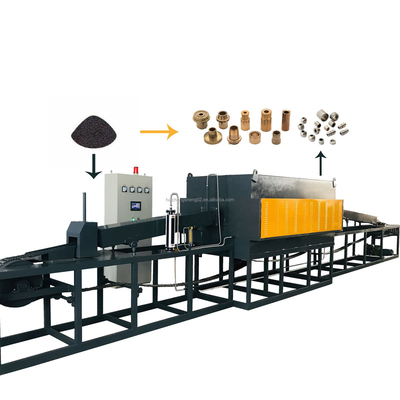 Industrial High Temperature Continuous Sinter Mesh Belt Sintering Furnace For Powder Metallurgy